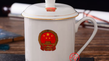 陶瓷茶杯随手礼  节日礼品杯子订做图片