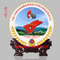 定制国庆礼品陶瓷纪念盘，节庆日礼品摆盘