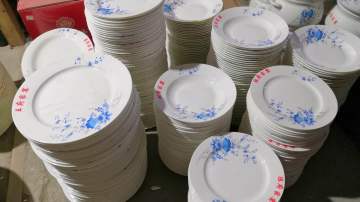 家族颁谱庆典纪念品，家族仪式礼品陶瓷碗订做