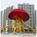 商业街水母雕塑 大型不锈钢海洋景观