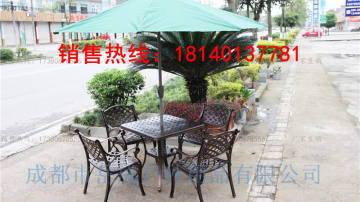 户外套椅阳台五件套桌椅庭院咖啡厅铸铝艺家具铸铁单人公园椅休闲