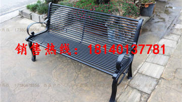 户外园林休闲椅铁艺公园椅小区广场长条双人排椅室外长椅子庭院凳