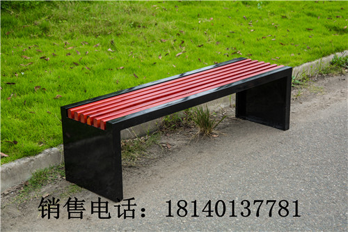 成都户外公园长椅实木