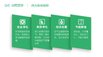 吊顶式校园新风系统