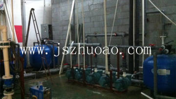 江苏卓奥空气能恒温泳池热水工程建设