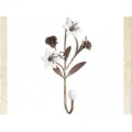 陶瓷小花金属挂钩 DE7284