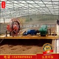 猪场室外槽式翻堆机-猪舍简易发酵床翻抛机建设方法