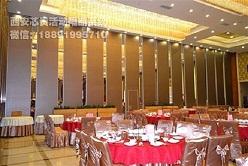 西安芯贵125型超高型宴会厅多功能移动隔音墙专业定制