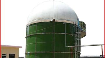 厌氧发酵罐200立方沼气工程建设厂家报价-施工图