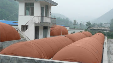 养猪场沼气工程沼气池施工费用及土建尺寸大小介绍