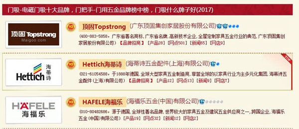 顶固五金是家具五金十大品牌吗 CNPP告诉你