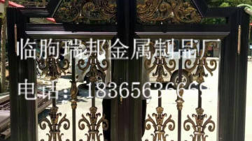 别墅铝艺大门生产厂家|庭院铝艺大门供应价格|铝艺庭院门招商加盟