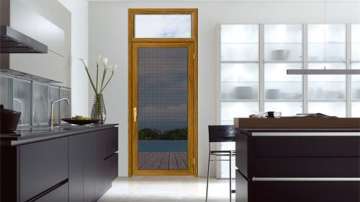 尚哲-窗纱一体平开门