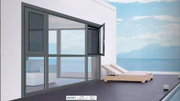 120断桥纱窗一体-断桥平开窗2021