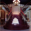 信步楼梯产品推荐-古典豪华实木楼梯及楼梯配件家用楼梯
