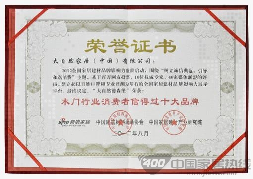 大自然德森堡木门强势推出六大支持 携手各大经销商共同创造财富神话 大自然德森堡木门强势推出六大支持 携手各大经销商共同创造财富神话