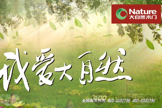 大自然木门参与2012-2013年度中国门业互联网品牌评选