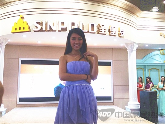 圣堡罗门业美女秀场 光耀广州建博会