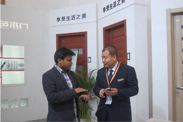 尚品本色木门兴师北上第13届国际门业展 打响2014招商攻坚战