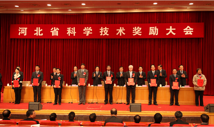 托马斯•墨瑟总裁获得河北省国际科技合作奖