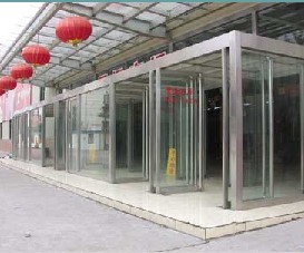 中天白钢门2