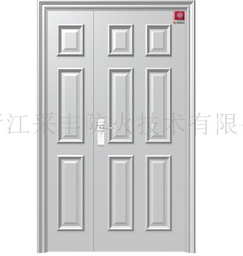 钢木质防火防盗门3