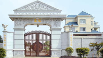 豪华实心大门