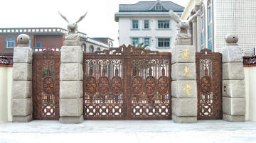 豪华实心大门
