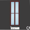 御皇庭门业-DOOR  银弧无轨大小折叠门-YHT-183