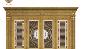 佛山彩色304不锈钢入户门，高档大气 ，特色门花 定做