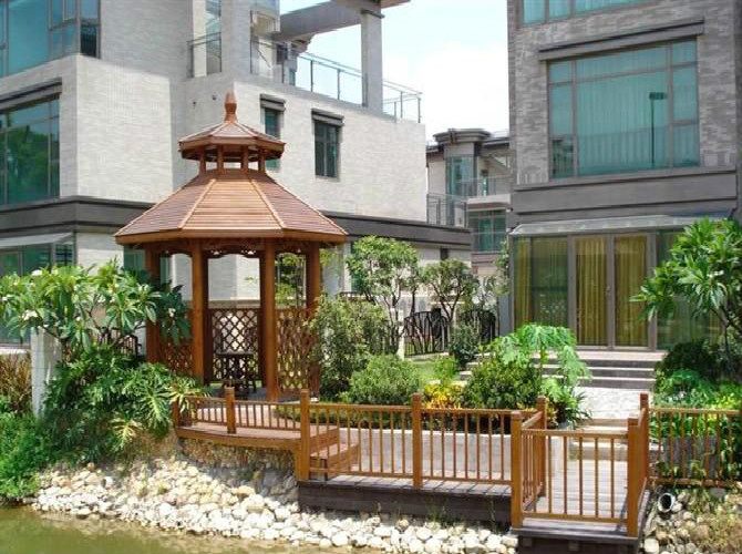 凉亭户外庭院六角凉亭别墅定制仿古木屋防腐木凉亭四角亭实木亭子