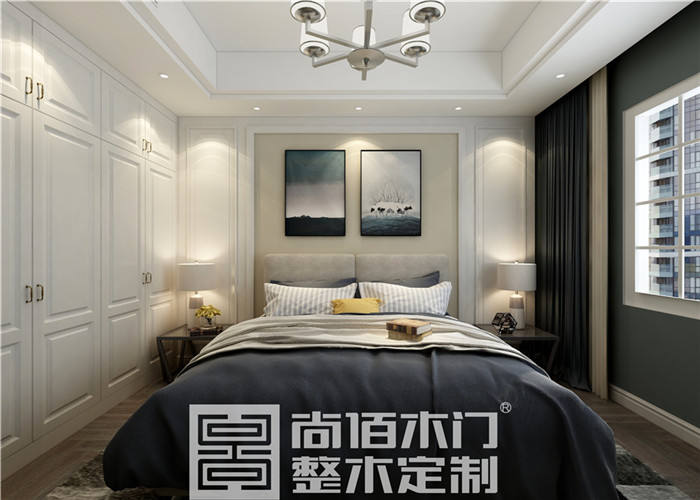 尚佰木门整木定制-香榭水都系列现代简约风格卧室.jpg