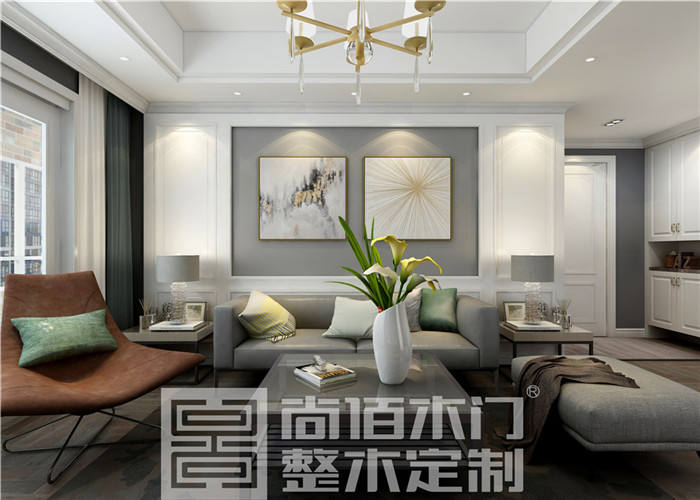 尚佰木门整木定制-香榭水都系列现代简约背景墙.jpg