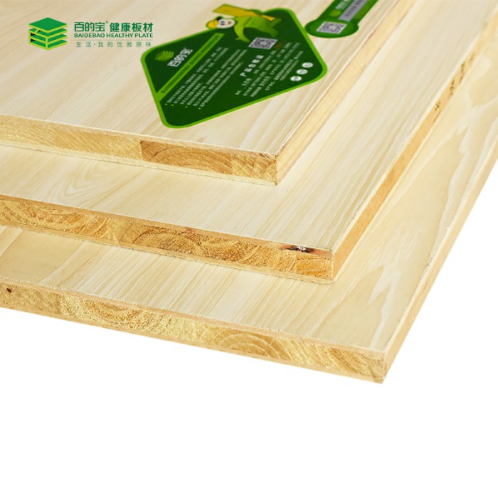 百的宝健康板材杉木芯18mmE0级环保生态板衣柜家具板材核桃木
