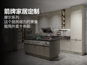 ARROW箭牌家居定制摩尔系列：这个厨房做出的美食，能甩外卖十条街