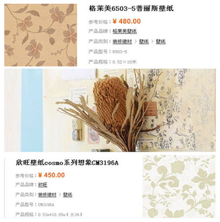 田园壁纸 搭配勾勒记忆的背景墙