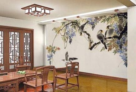 墙纸行业刮新风 手绘墙纸深受年轻人追捧 墙纸行业刮新风 手绘墙纸深受年轻人追捧