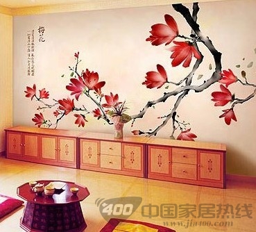墙纸行业流行前沿 巧用墙纸为背景墙画龙点睛