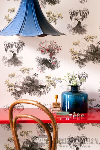当墙纸印花遇上真花,会擦出什么火花? 当墙纸印花遇上真花,会擦出什么火花?
