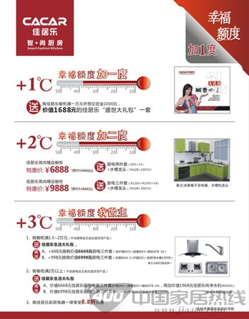 佳居乐橱柜:幸福额度+1℃ 欢度五一黄金周 佳居乐橱柜:幸福额度+1℃ 欢度五一黄金周