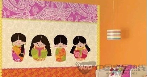 人靠衣装墙壁靠墙纸 墙纸达人要你鉴赏墙壁的华丽变身