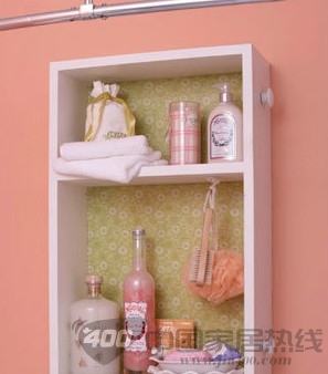 把墙纸拿来DIY 巧妙的利用墙面做收纳不可不试