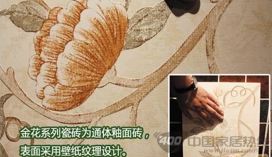 蜜蜂壁纸Chine金花评测 宛若一幅壁画跃然墙上