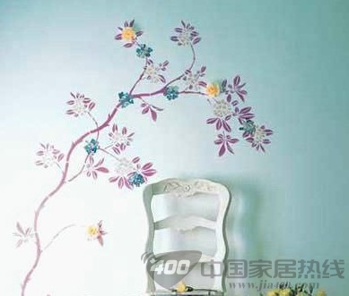 夏日里盛开的花朵 墙纸打造出来娴雅的风景画