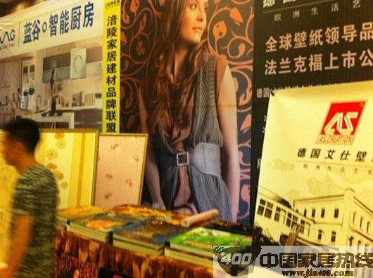 德国艾仕壁纸重庆涪陵直销会抢人眼球