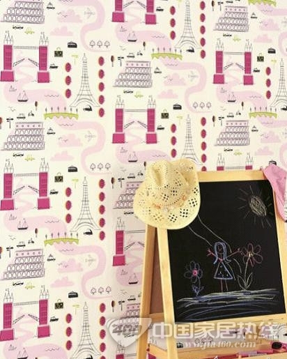 艾仕壁纸推出个性儿童壁纸，任由孩子创意涂鸦