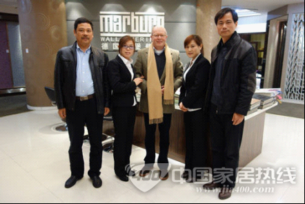 玛堡总裁 专访玛堡墙纸苏州专卖店