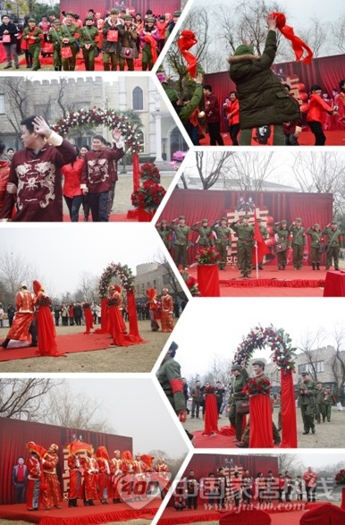德国艾仕壁纸 穿越式集体婚礼亮相上海