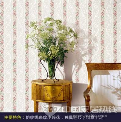 三款经典田园风格墙纸介绍