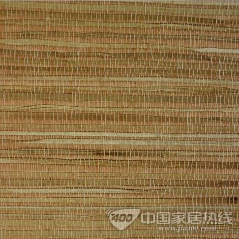 草编、竹编都环保 手工墙纸各不同